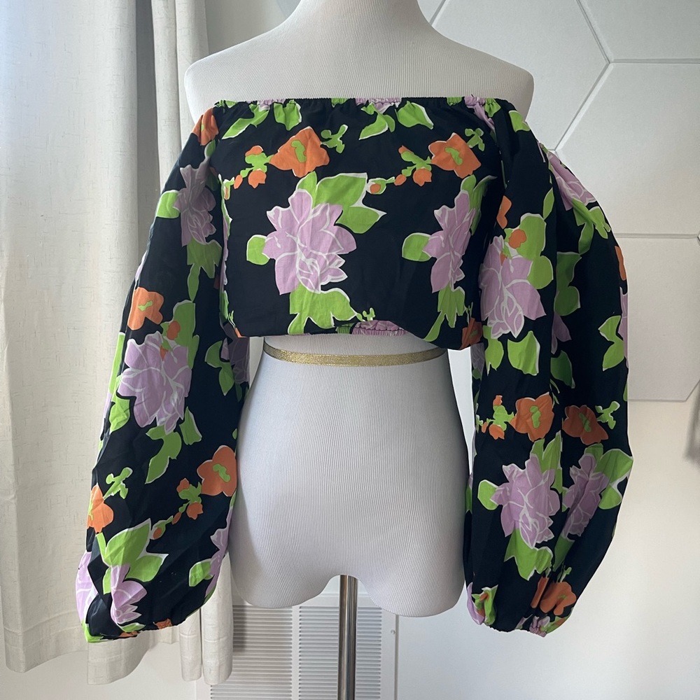 Nasty Gal Balloon Sleeve Blouse